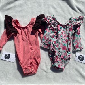 This Tribe Of Three One piece bodysuit bundle of 2. Size 3-6 months NWT